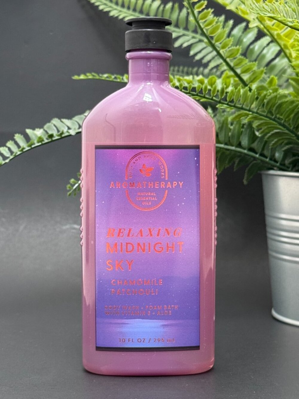 Bath & Body Works Aromatherapy Relaxing Midnight Sky Body Wash & Foam Bath